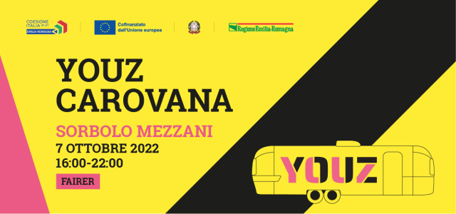 La carovana YOUZ arriva a Sorbolo Mezzani il 7 ottobre!